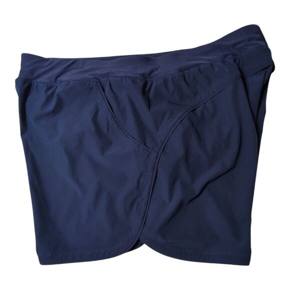 Lands End Board Shorts Women's Plus Size 5" Swim Bottom Pool Beach Navy Blue 24W - Picture 8 of 13